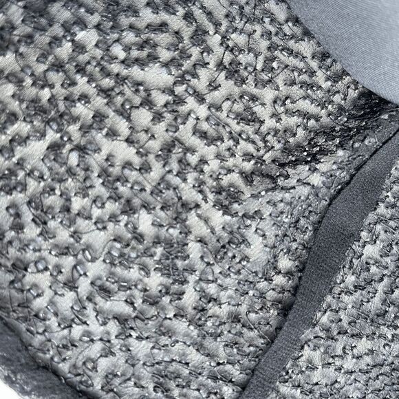 VTG Scala Beaded Silk One Shoulder Asymmetrical Top Black Silver M - Picture 5 of 16